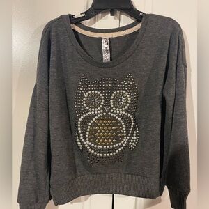 EUC girls gray Sweater